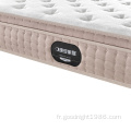 Matelas à ressorts non toxique en mousse à mémoire de forme confortable à pression supérieure en latex de luxe dans la boîte